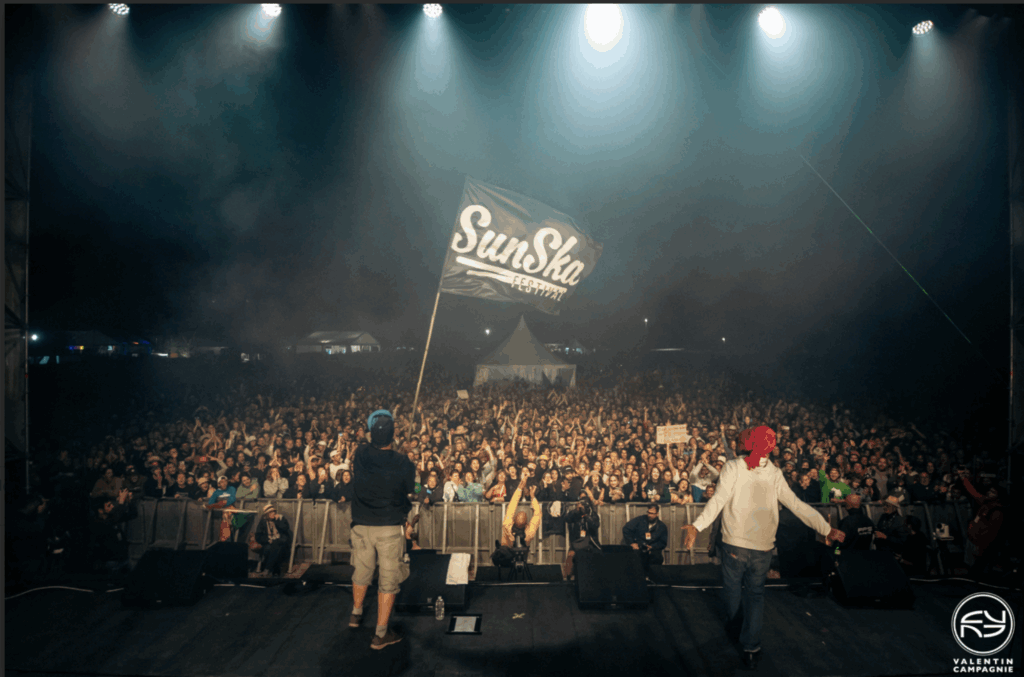 Festival Reggae SunSka proche des gites de Gayan dans le Médoc